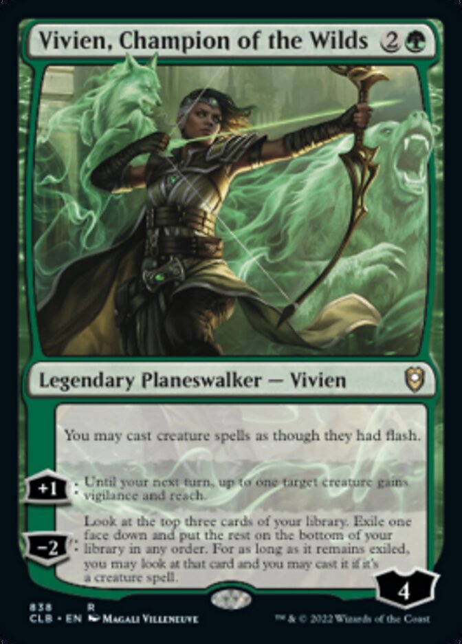 Vivien, Champion of the Wilds [Commander Legends: Battle for Baldur's Gate] | Exor Games Truro