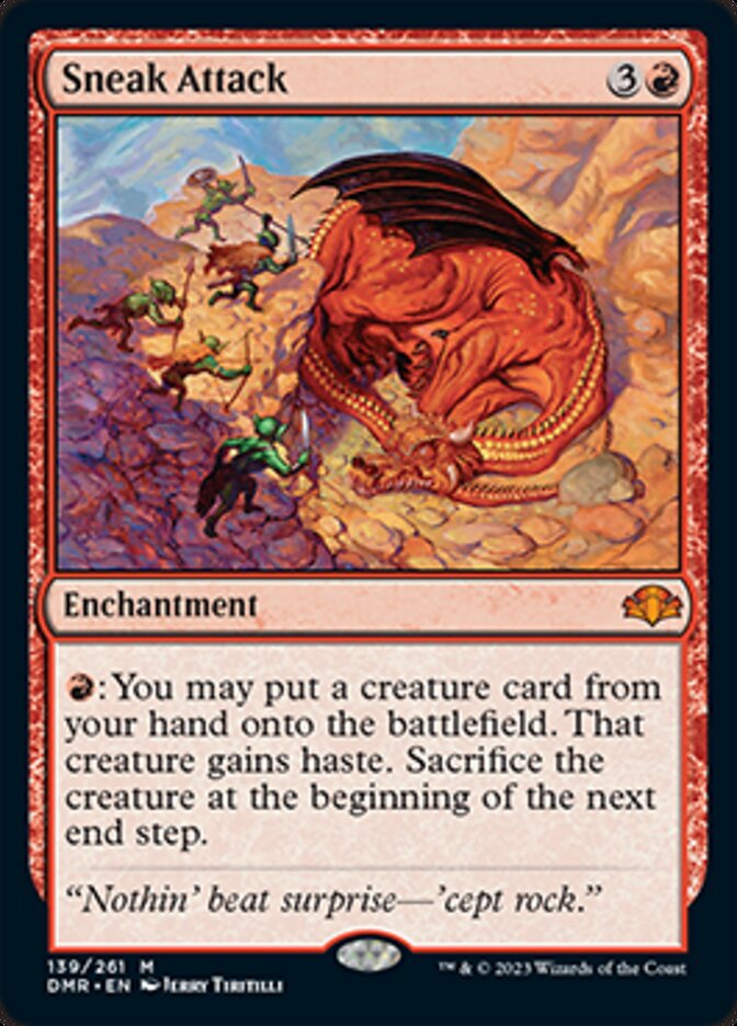 Sneak Attack [Dominaria Remastered] | Exor Games Truro