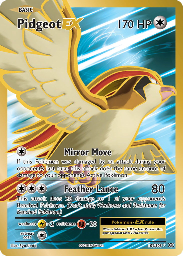 Pidgeot EX (104/108) [XY: Evolutions] | Exor Games Truro