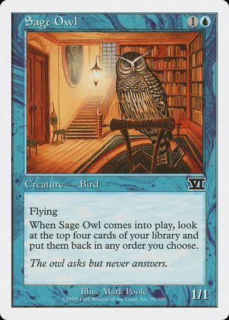 Sage Owl [Classic Sixth Edition] | Exor Games Truro