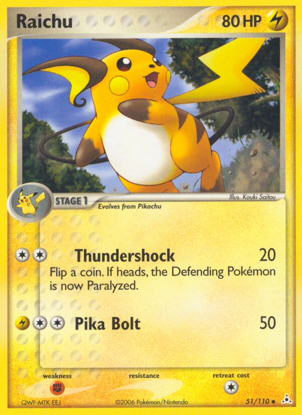 Raichu (51/110) [EX: Holon Phantoms] | Exor Games Truro