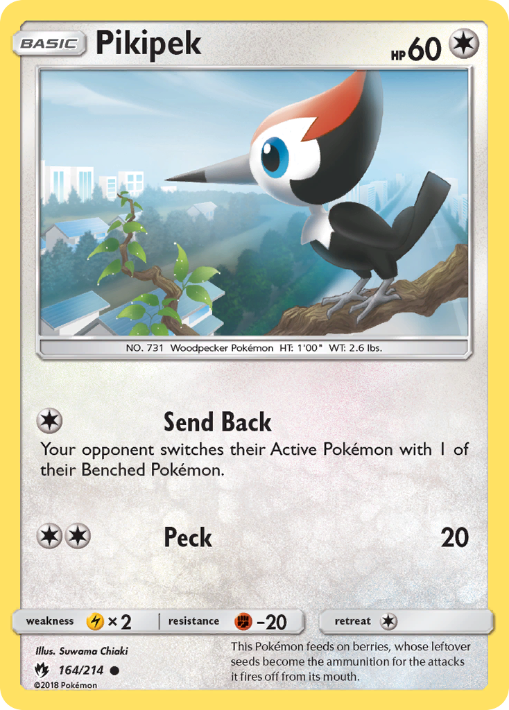 Pikipek (164/214) [Sun & Moon: Lost Thunder] | Exor Games Truro