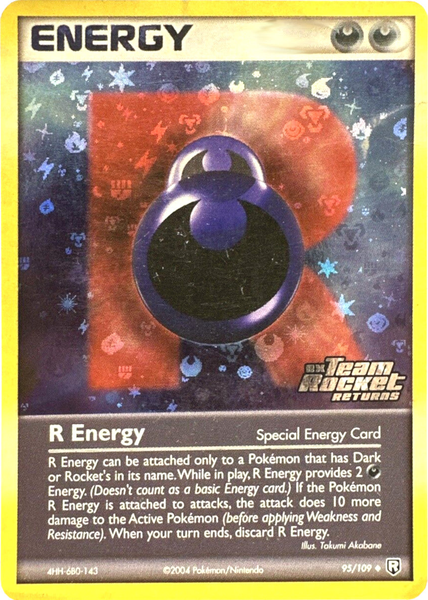 R Energy (95/109) (Stamped) [EX: Team Rocket Returns] | Exor Games Truro