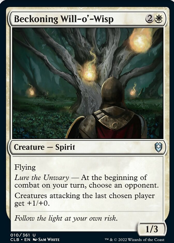 Beckoning Will-o'-Wisp [Commander Legends: Battle for Baldur's Gate] | Exor Games Truro
