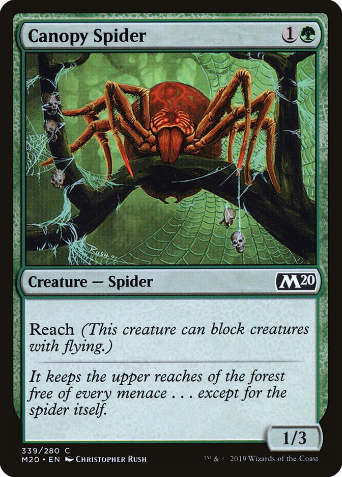 Canopy Spider [Core Set 2020] | Exor Games Truro