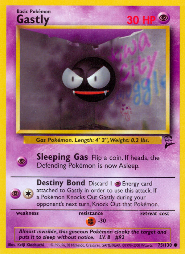 Gastly (75/130) [Base Set 2] | Exor Games Truro