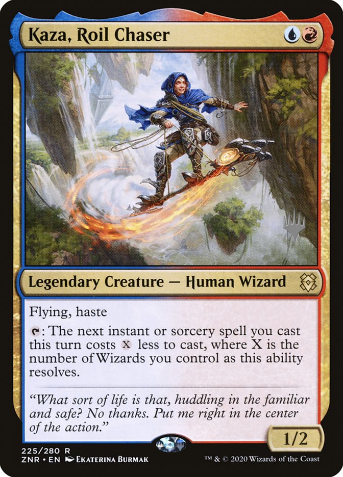 Kaza, Roil Chaser (Promo Pack) [Zendikar Rising Promos] | Exor Games Truro