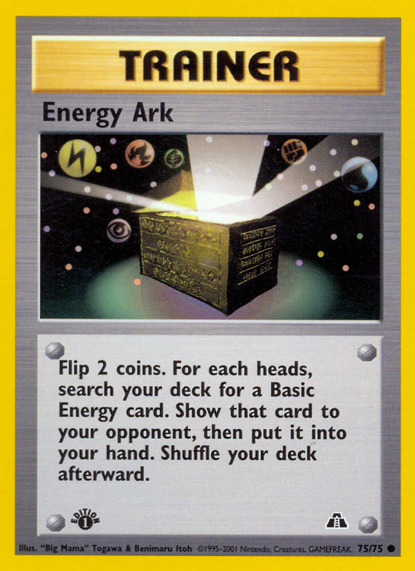 Energy Ark (75/75) [Neo Discovery 1st Edition] | Exor Games Truro