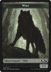 Zombie // Wolf Double-Sided Token [Game Night 2019 Tokens] | Exor Games Truro