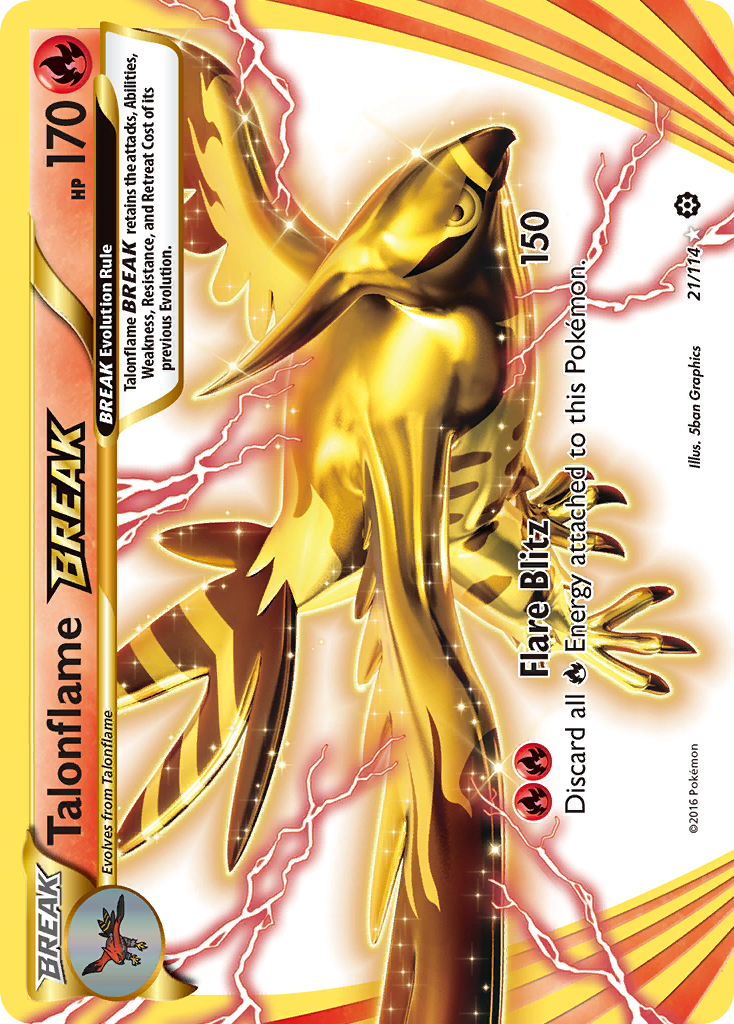 Talonflame BREAK (21/114) [XY: Steam Siege] | Exor Games Truro