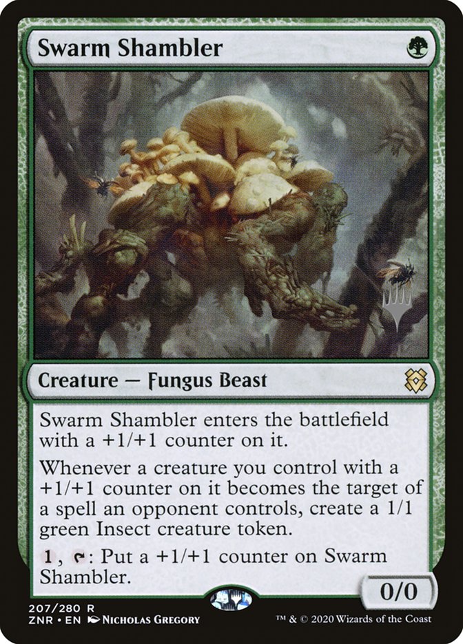 Swarm Shambler (Promo Pack) [Zendikar Rising Promos] | Exor Games Truro