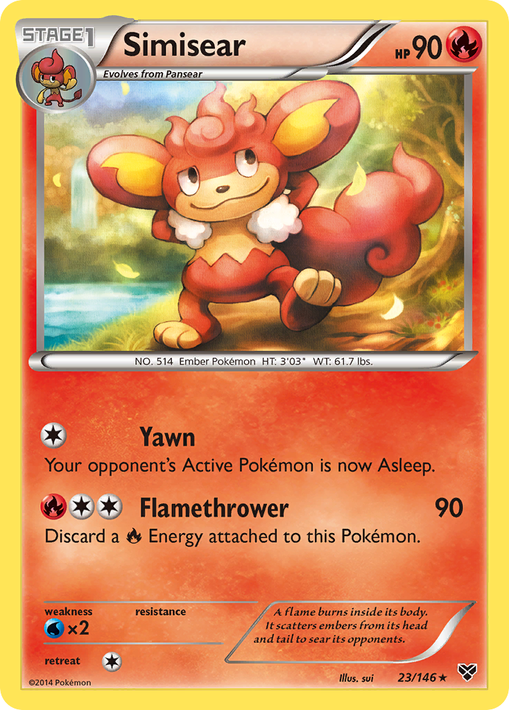 Simisear (23/146) [XY: Base Set] | Exor Games Truro