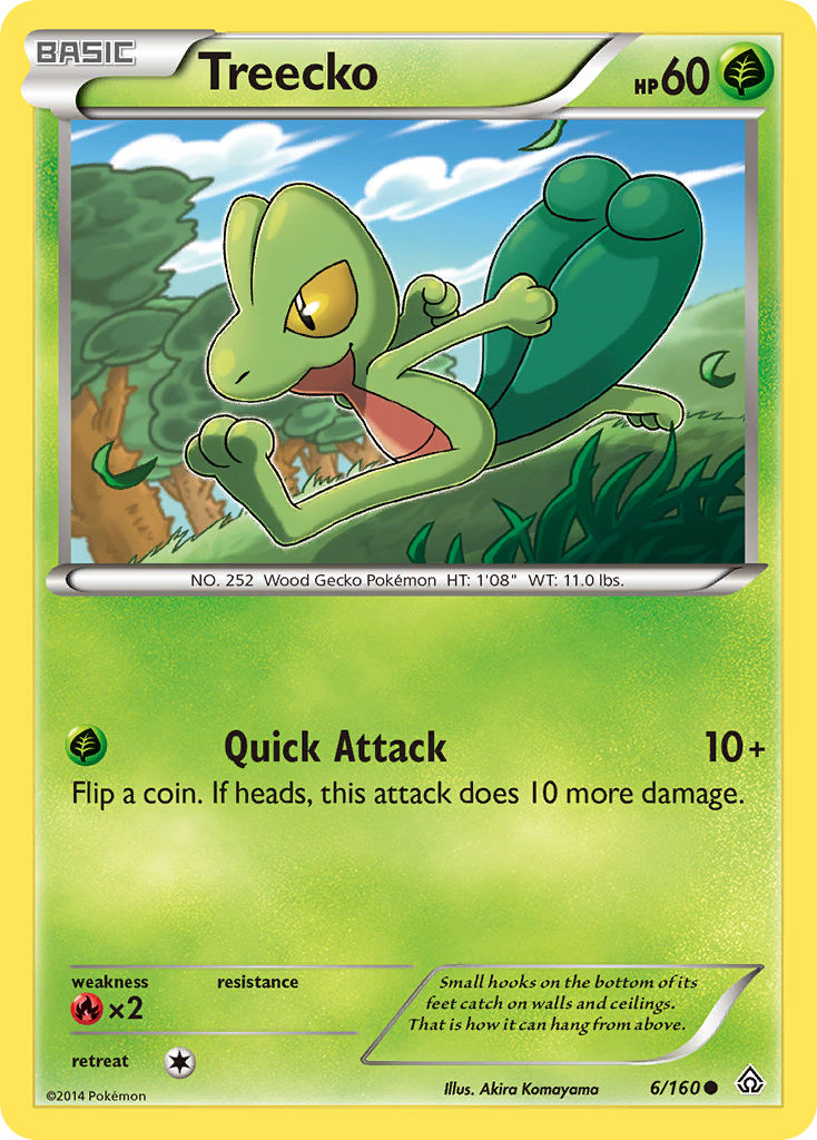 Treecko (6/160) [XY: Primal Clash] | Exor Games Truro