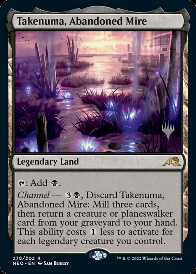 Takenuma, Abandoned Mire (Promo Pack) [Kamigawa: Neon Dynasty Promos] | Exor Games Truro