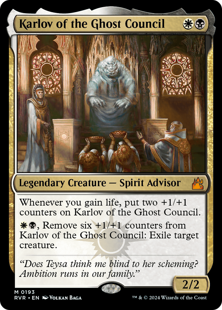 Karlov of the Ghost Council [Ravnica Remastered] | Exor Games Truro