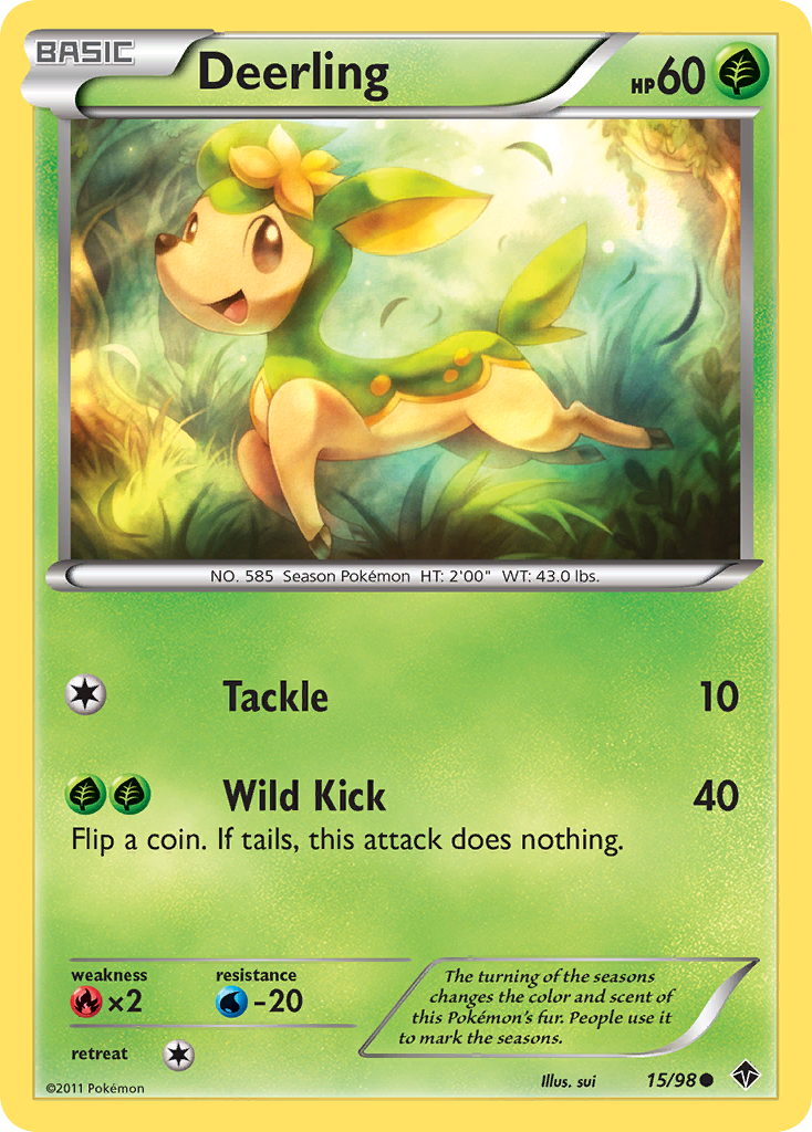Deerling (15/98) [Black & White: Emerging Powers] | Exor Games Truro