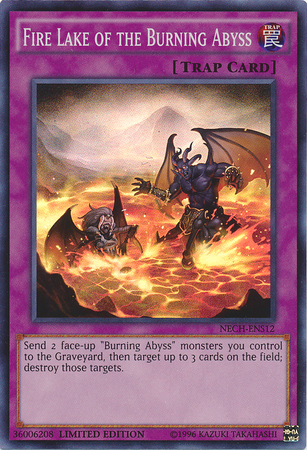 Fire Lake of the Burning Abyss (SE) [NECH-ENS12] Super Rare | Exor Games Truro