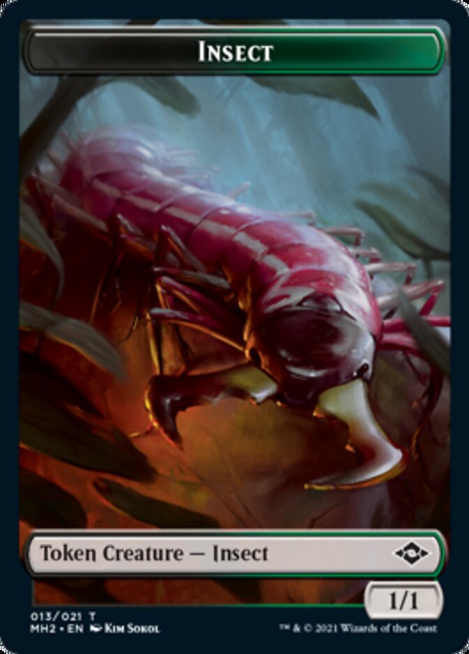 Insect Token [Modern Horizons 2 Tokens] | Exor Games Truro