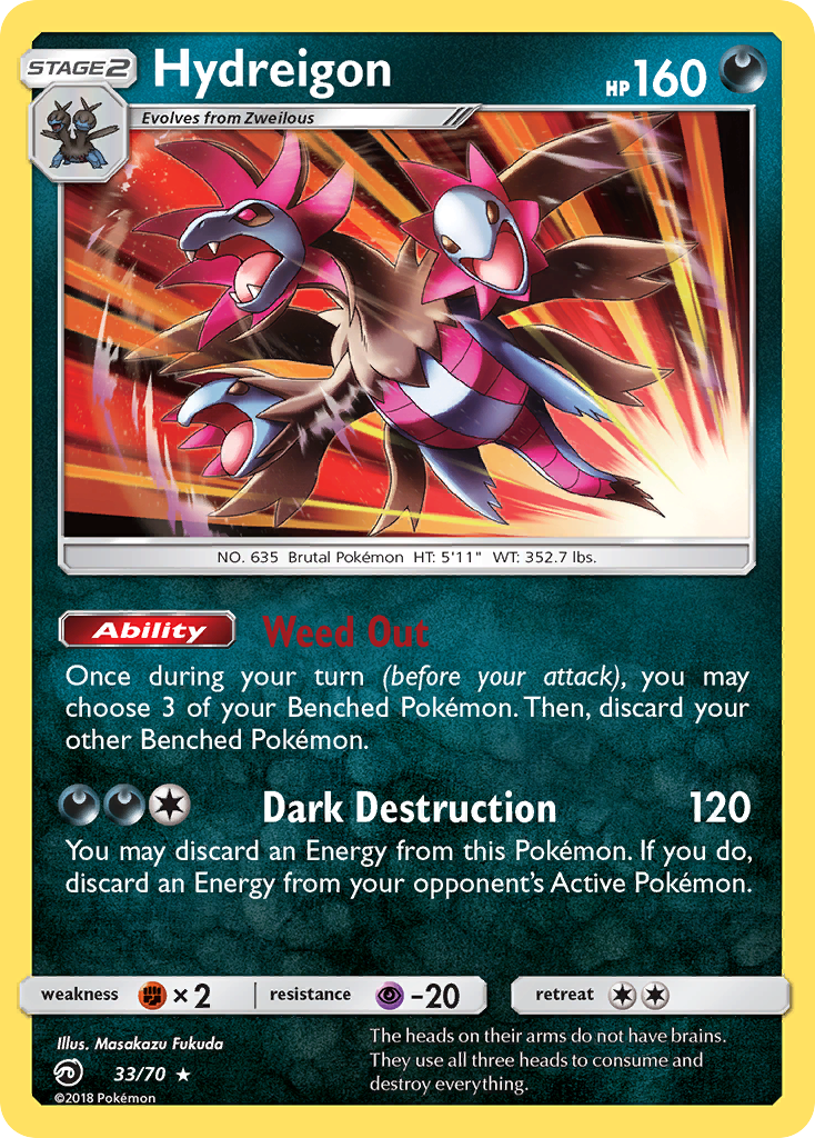 Hydreigon (33/70) [Sun & Moon: Dragon Majesty] | Exor Games Truro