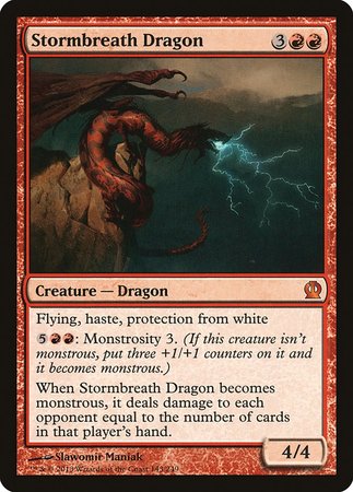 Stormbreath Dragon [Theros] | Exor Games Truro