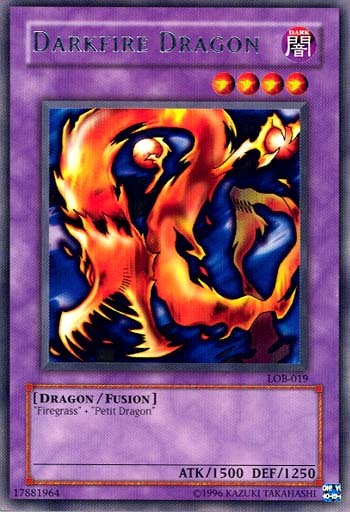 Darkfire Dragon [LOB-019] Rare | Exor Games Truro