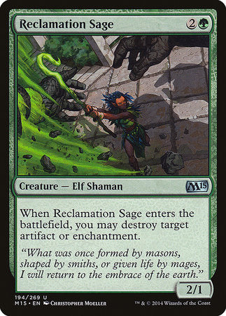 Reclamation Sage [Magic 2015] | Exor Games Truro