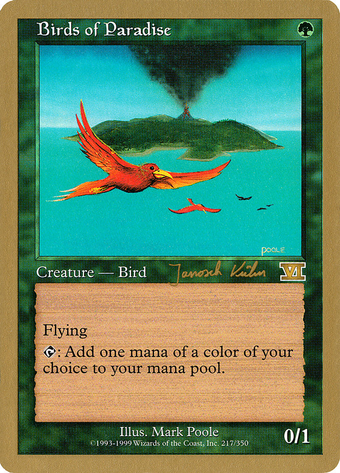 Birds of Paradise (Janosch Kuhn) [World Championship Decks 2000] | Exor Games Truro
