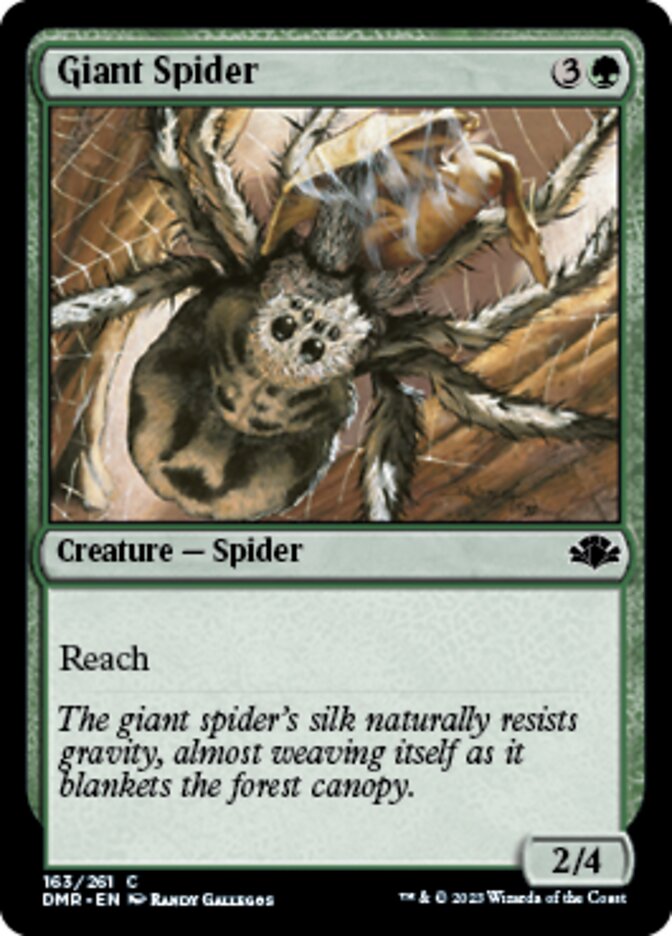 Giant Spider [Dominaria Remastered] | Exor Games Truro