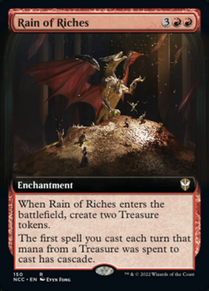 Rain of Riches (Extended Art) [Streets of New Capenna Commander] | Exor Games Truro