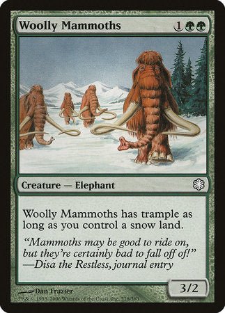 Woolly Mammoths [Coldsnap Theme Decks] | Exor Games Truro