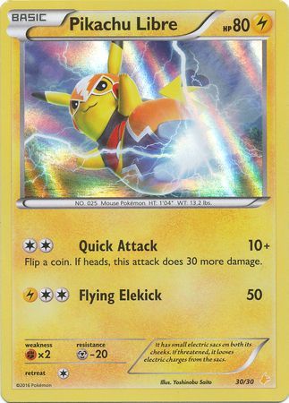 Pikachu Libre (30/30) [XY: Trainer Kit 3 - Pikachu Libre] | Exor Games Truro