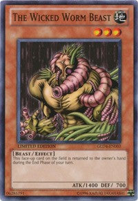 The Wicked Worm Beast [GLD4-EN003] Common | Exor Games Truro