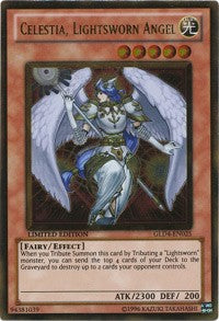 Celestia, Lightsworn Angel [GLD4-EN025] Gold Rare | Exor Games Truro