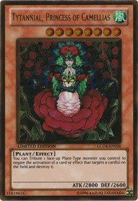 Tytannial, Princess of Camellias [GLD4-EN026] Gold Rare | Exor Games Truro