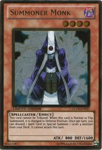 Summoner Monk [GLD4-EN027] Gold Rare | Exor Games Truro