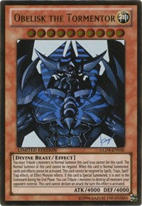 Obelisk the Tormentor [GLD4-EN030] Gold Rare | Exor Games Truro