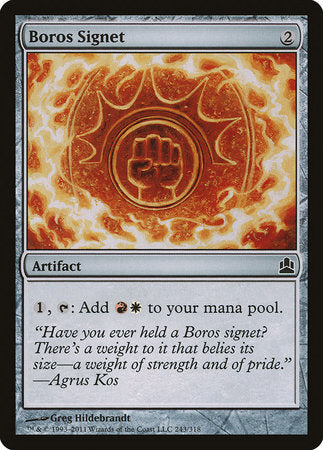 Boros Signet [Commander 2011] | Exor Games Truro