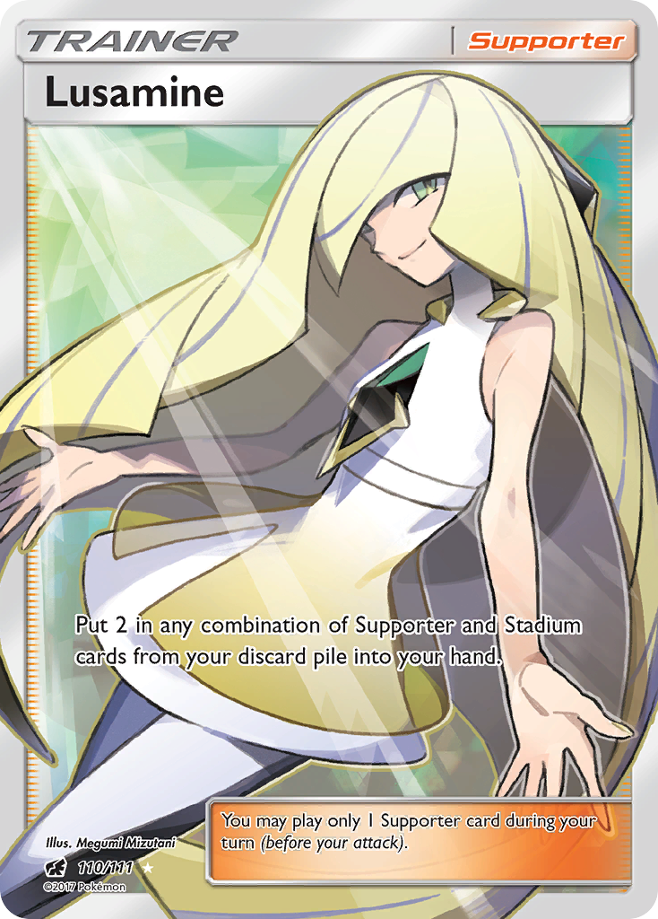 Lusamine (110/111) [Sun & Moon: Crimson Invasion] | Exor Games Truro