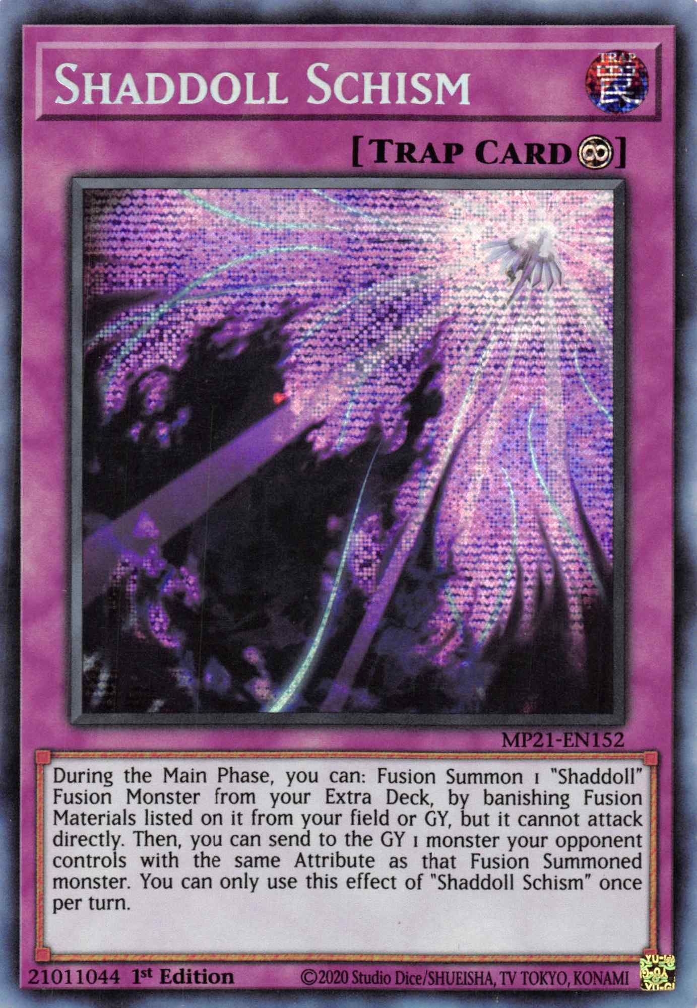 Shaddoll Schism [MP21-EN152] Prismatic Secret Rare | Exor Games Truro