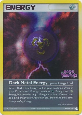 Dark Metal Energy (97/110) (Stamped) [EX: Holon Phantoms] | Exor Games Truro