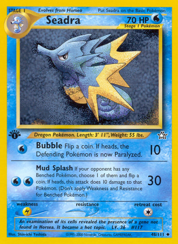 Seadra (48/111) [Neo Genesis 1st Edition] | Exor Games Truro