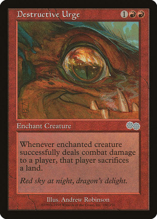Destructive Urge [Urza's Saga] | Exor Games Truro