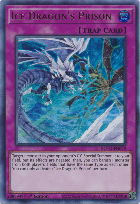 Ice Dragon's Prison [ROTD-EN079] Ultra Rare | Exor Games Truro