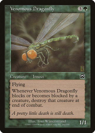 Venomous Dragonfly [Mercadian Masques] | Exor Games Truro