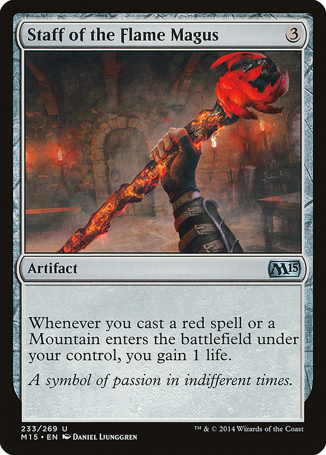 Staff of the Flame Magus [Magic 2015] | Exor Games Truro