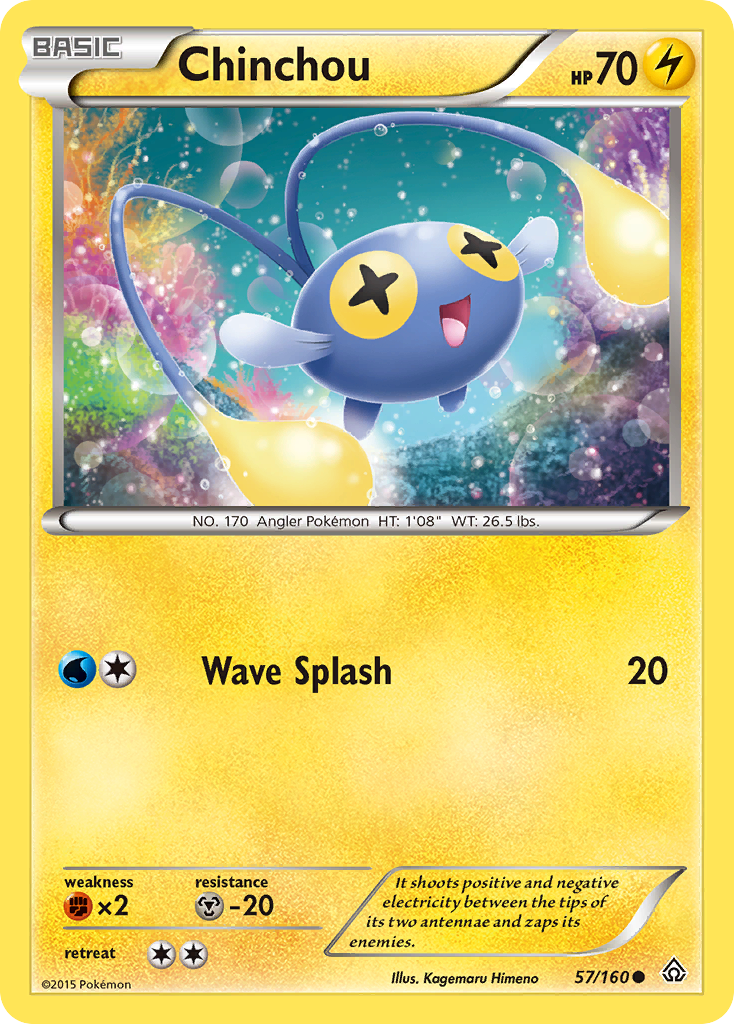 Chinchou (57/160) [XY: Primal Clash] | Exor Games Truro