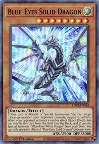 Blue-Eyes Solid Dragon (Green) [LDS2-EN014] Ultra Rare | Exor Games Truro