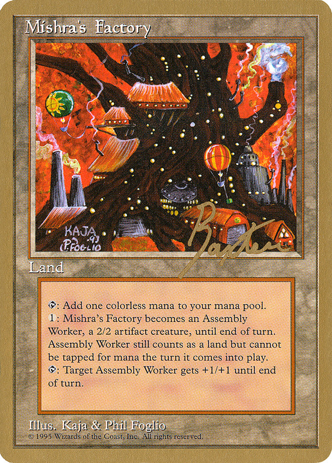 Mishra's Factory (George Baxter) [Pro Tour Collector Set] | Exor Games Truro