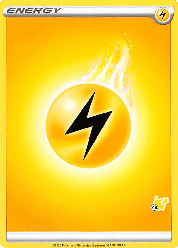 Lightning Energy (Pikachu Stamp #48) [Battle Academy 2022] | Exor Games Truro