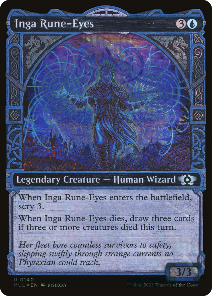 Inga Rune-Eyes (Halo Foil) [Multiverse Legends] | Exor Games Truro